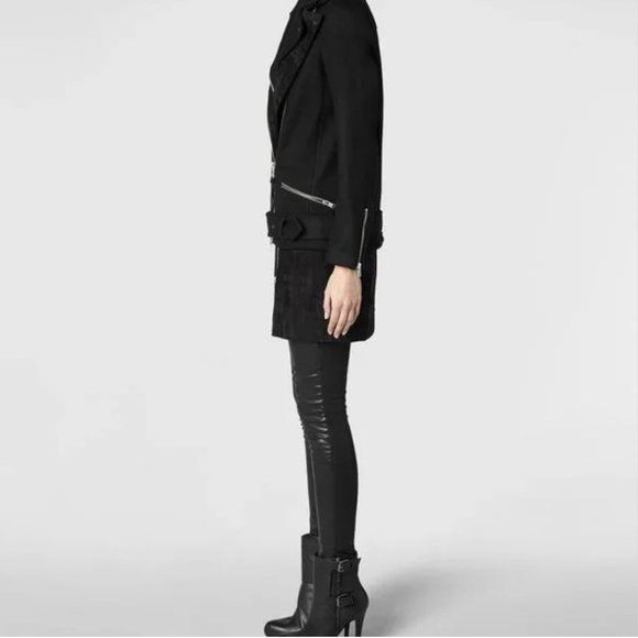 All Saints Iggy Biker Jacket Black - Picture 6 of 7